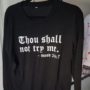 Womens long sleeve tee